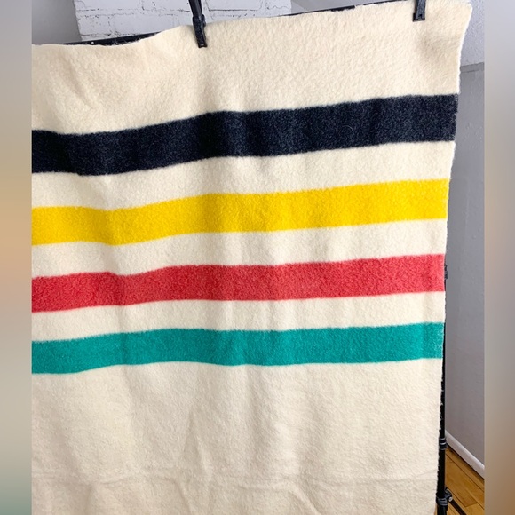 Vintage Wool Hudson Bay Four Points Blanket 88”x68” - Picture 2 of 11